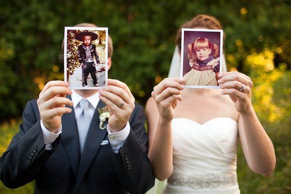 How To Have A Personalized Wedding - Childhood Photos