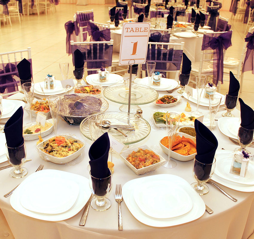 Healthy Party Food - Blush Banquet Hall Catering