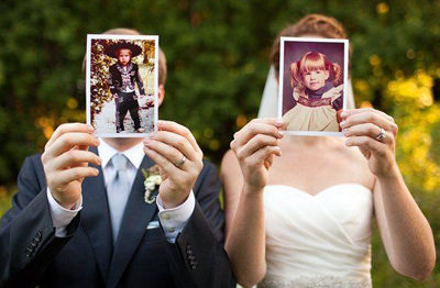 How To Have A Personalized Wedding - Childhood Photos Featured