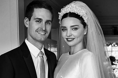 Celebrity Wedding Inspirations 2017 - Miranda Kerr Veil Featured