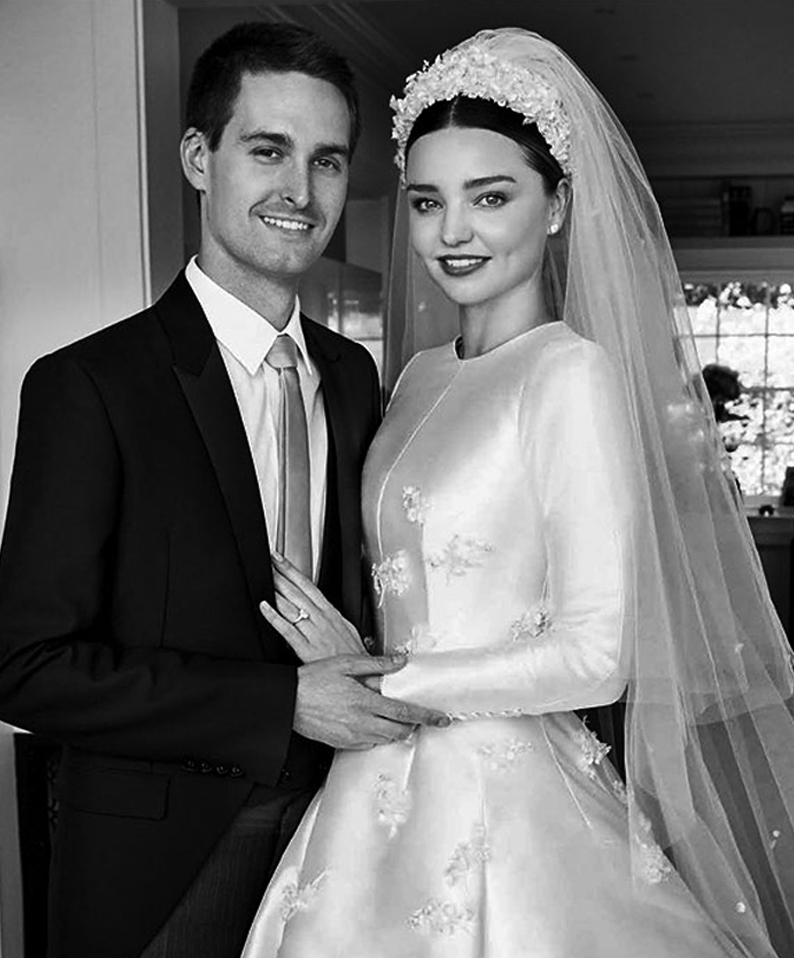 Celebrity Wedding Inspirations 2017 - Miranda Kerr Veil