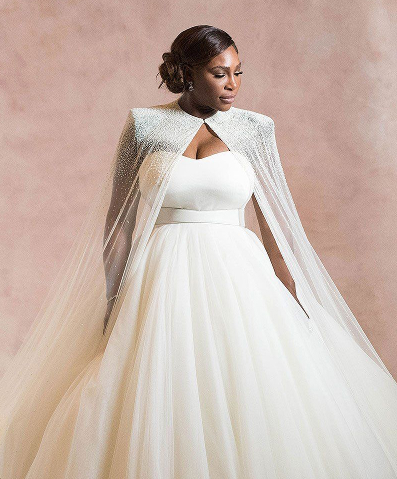 Celebrity Wedding Inspirations 2017 - Serena Williams Cape