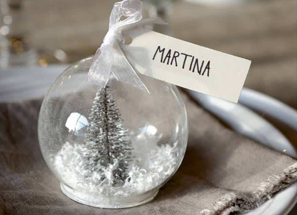 Winter Wedding Favors - Snow Globe